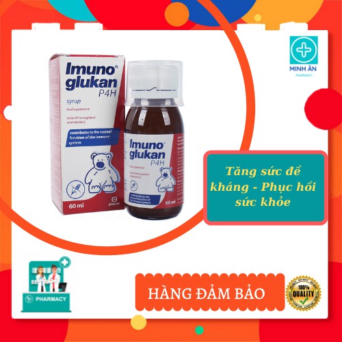 [KÈM QUÀ] IMUNOGLUKAN P4H 60ML - TĂNG CƯỜNG SỨC ĐỀ KHÁNG CHO BÉ YÊU CỦA BẠN