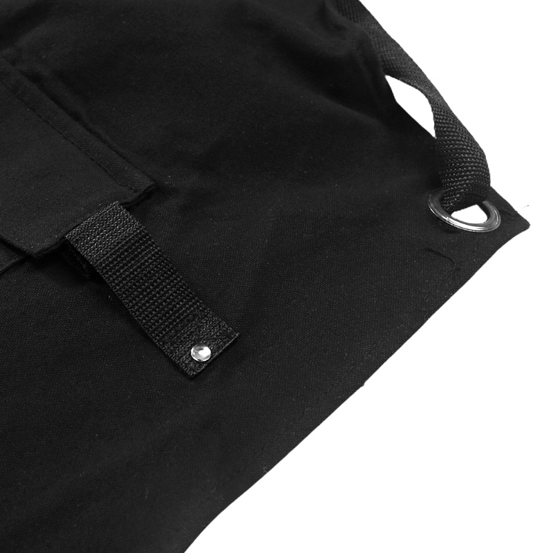 Tạp Dề Nấu Ăn Vải Canvas Có Túi Và Dây Đeo Chéo Sau Lưng Chuyên Nghiệp Có Thể Điều Chỉnh Cho Nam Và Nữ