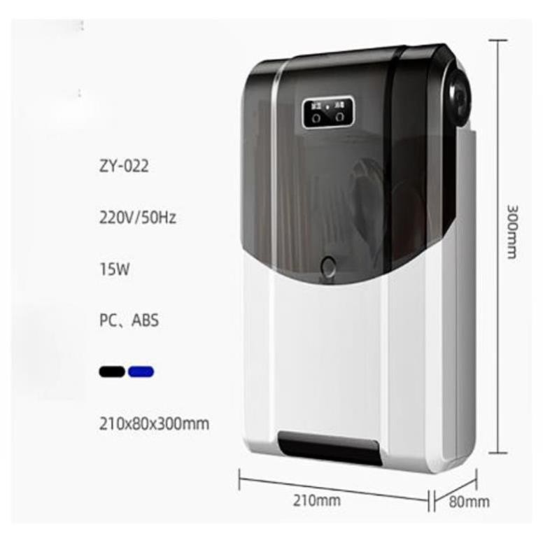 Hộp Đựng Muỗng Đũa Khử Khuẩn Gắn Tường Kích Thước 30X21X8CM - Giá Đựng Thìa Đũa Có khử Khuẩn Bằng Tia Cực Tím Thông Minh | BigBuy360 - bigbuy360.vn