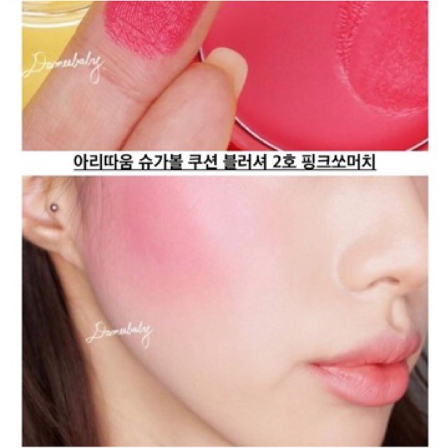 {THANH LÝ} Phấn Má Dạng Kem Aritaum Sugarball Cushion Cheek Color 6g