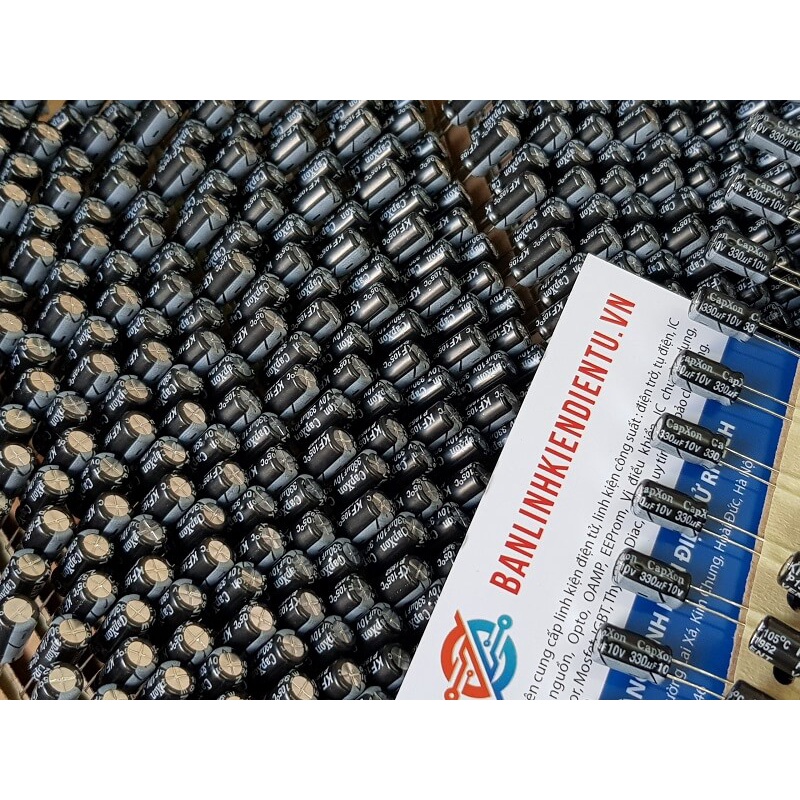 [Combo 20 chiếc] Tụ điện, tụ hóa 330uF 10V kích thước 6.3x11mm chính hãng