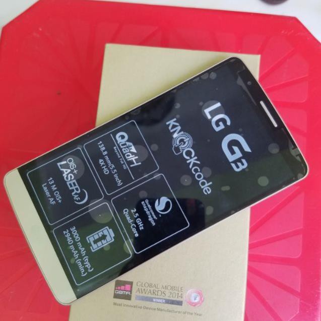 Điện thoại LG G3 ram 3G rom 32G máy Chính Hãng, màn 5.5inch, Cấu hình Cao, đánh Game siêu mượt