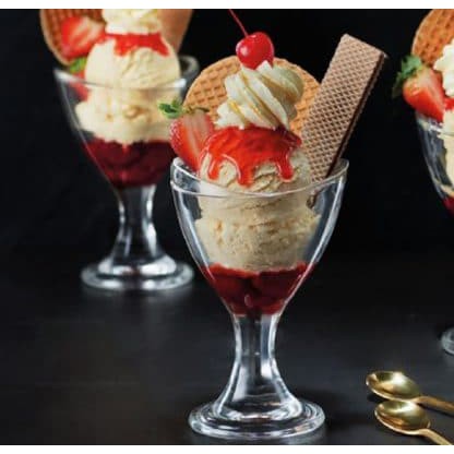 Một Chiếc Ly đựng kem tươi thủy tinh thái lan Ocean Delight Sundae Cup đẹp cao cấp giá rẻ chính hãng 160-165-223ml