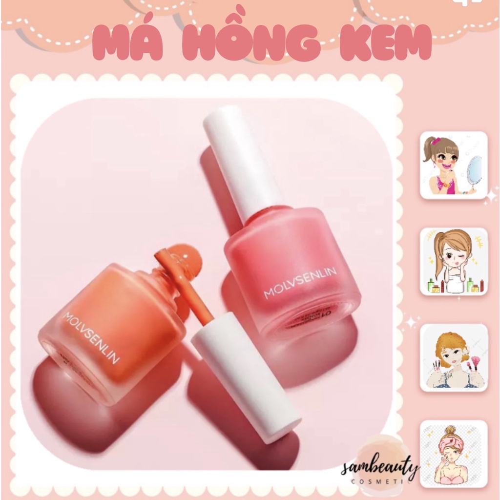 MÁ HỒNG DẠNG KEM DỄ TÁN BỀN MÀU MANG LẠI LÀN DA TƯƠI TẮN Sambeauty