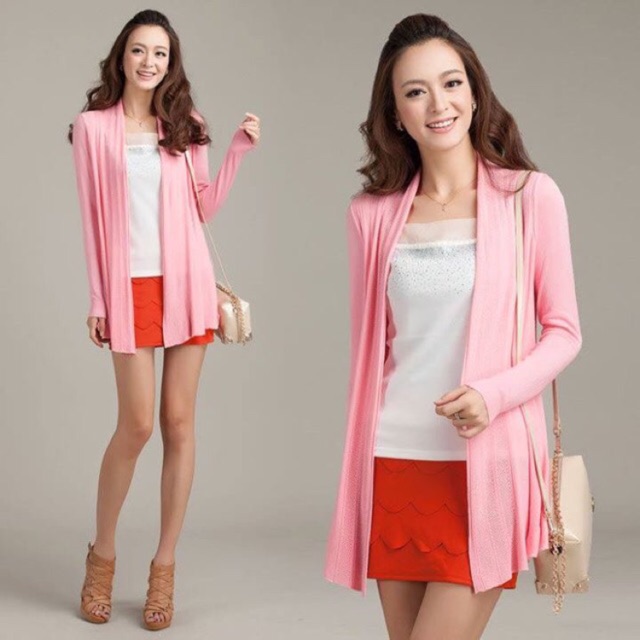 Áo choàng len ullzang cardigan áo khoác nhẹ len dệt kim dáng dài,trang phục đông cardigan  đồ len hàn quốc