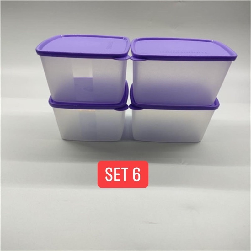 ORDER SET 4 HỘP NGĂN MÁT TUPPERWARE 800ML