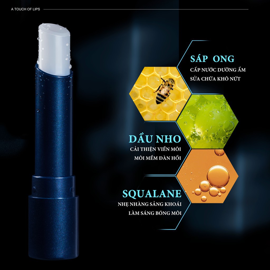 Son Dưỡng Ẩm BLUEMAN 3.2g Cải Thiện Nếp Nhăn Môi Dành Cho Nam