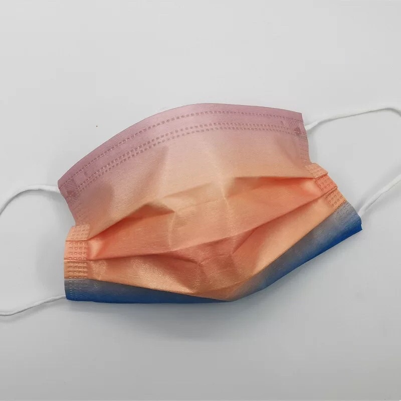 Khẩu trang 3 lớp pastel màu ombre dễ thương | BigBuy360 - bigbuy360.vn