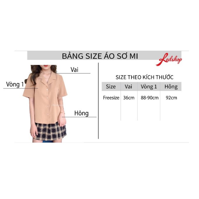 Áo Sơ Mi Nữ Basic Tay Lỡ Cổ Vest Kiểu Dáng Hàn Quốc Đủ Màu REDSHOP_27824