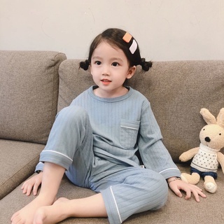 Bộ đồ ngủ mặc nhà thời trang thu đông cho bé 80-130cm