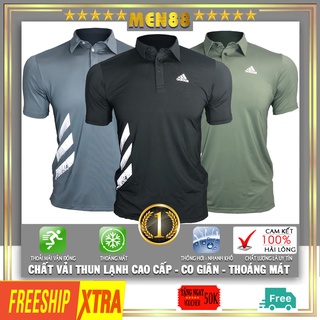 Áo poloman polo nam adidas, áo phông nam có cổ polo cổ bẻ cao cấp đẹp