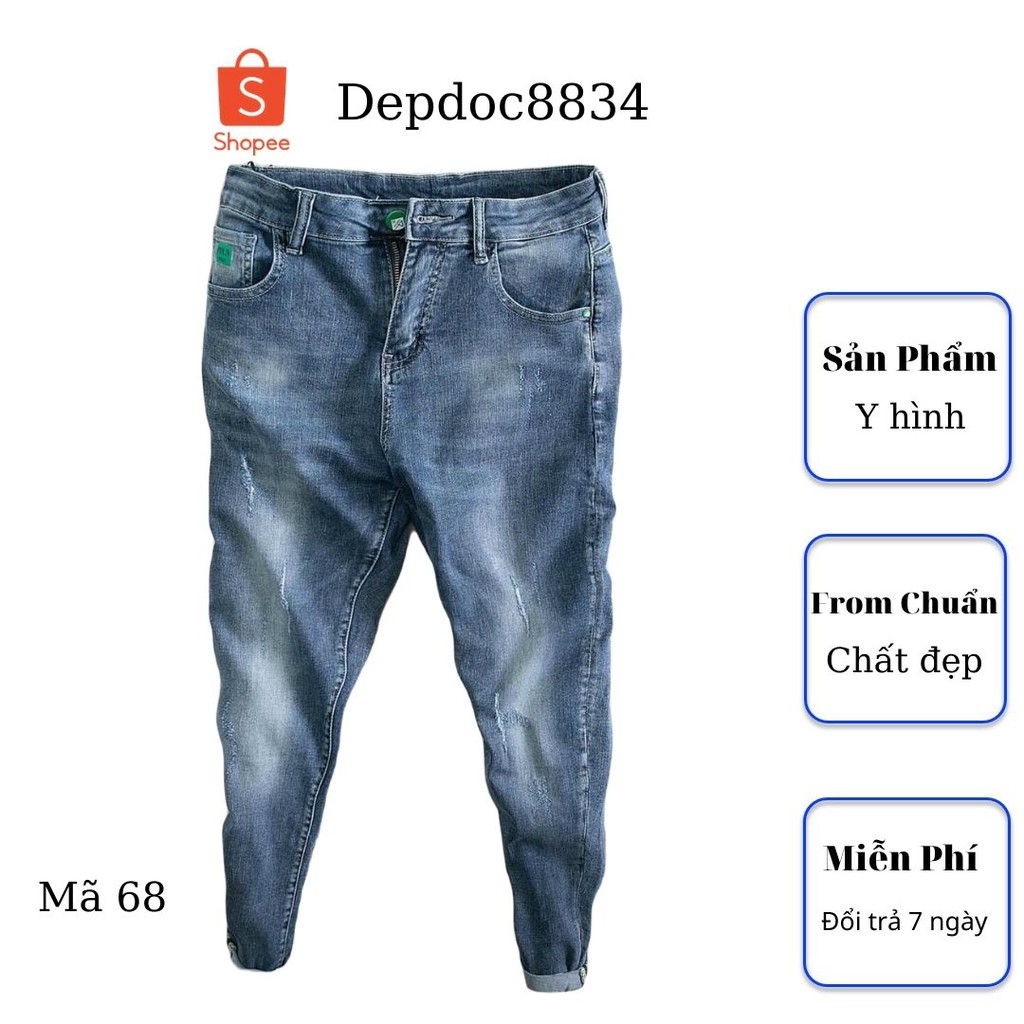 Quần jean nam cao cấp, chất liệu bò ( jean ) mềm mịn, from chuẩn, có nhiều mẫu đẹp mới đi kèm depdoc62