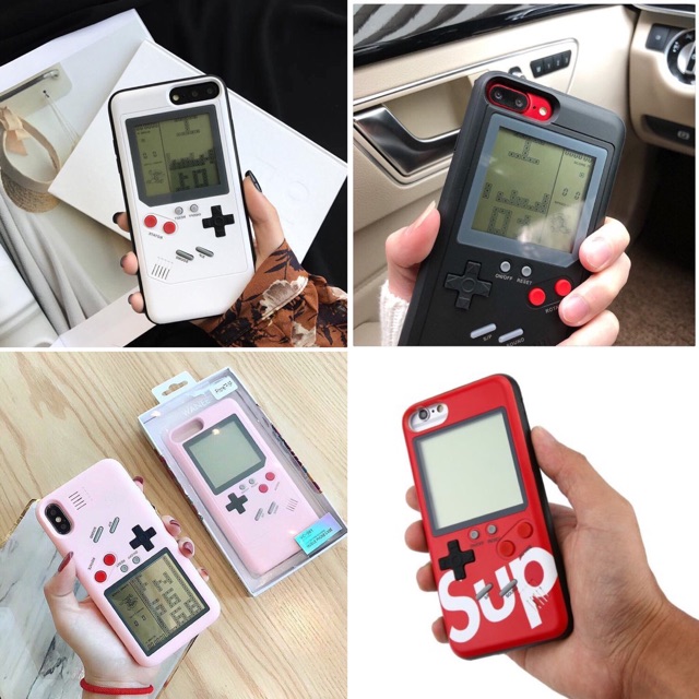 ỐP LƯNG GAMEBOY CHƠI GAME ĐƯỢC (4 màu hàng chuẩn, Đỏ Supreme MỚI SIÊU HOT, 3 hình thật ở cuối)