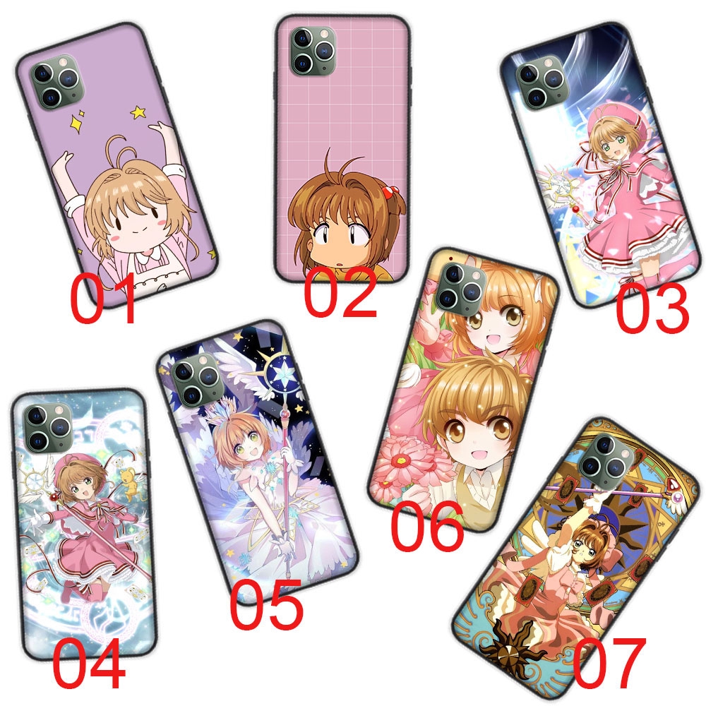 Ốp điện thoại mềm in hình Sakura cho iPhone SE 2 11 Pro XR XS Max
