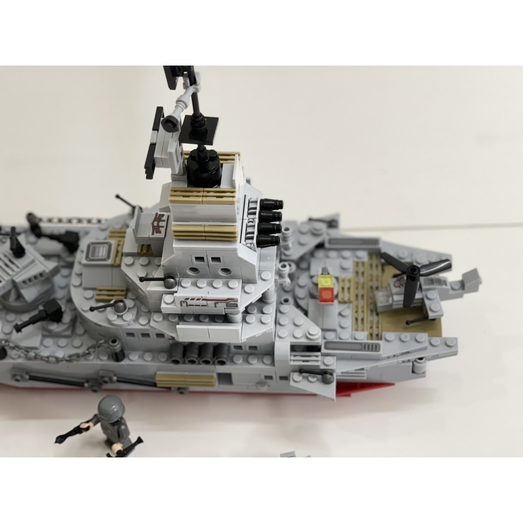 [Hàng Chính Hãng] Bộ Đồ Chơi Xếp Hình BATTLESHIP Lắp Ráp Kiểu LEGO Mô Hình Chiến Hạm, Tuần Dương Hạm Với 1000+ Mảnh Ghép