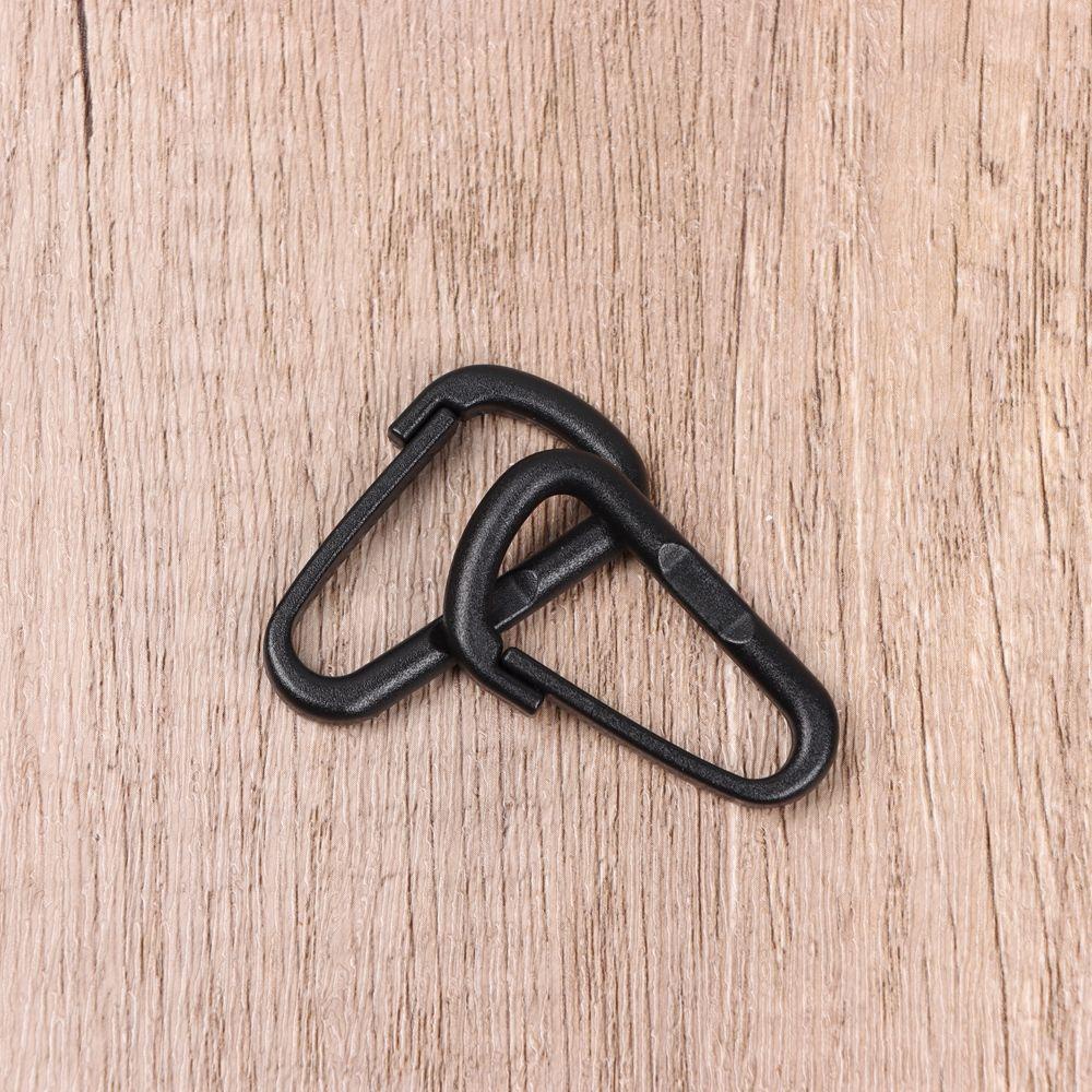 Set 10 / 20 Móc Khóa Chữ D Bằng Nhựa Nylon Dùng Cho Leo Núi Cắm Trại