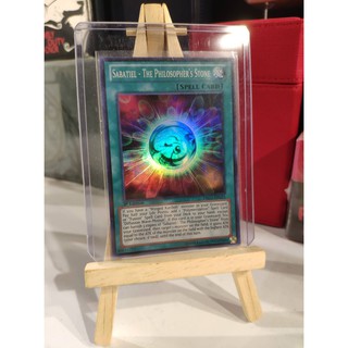 Lá bài thẻ bài Yugioh Viên đá hiền triết Sabatiel - The Philosopher's Stone - Super Rare - Tặng bọc bài nhựa bảo quản