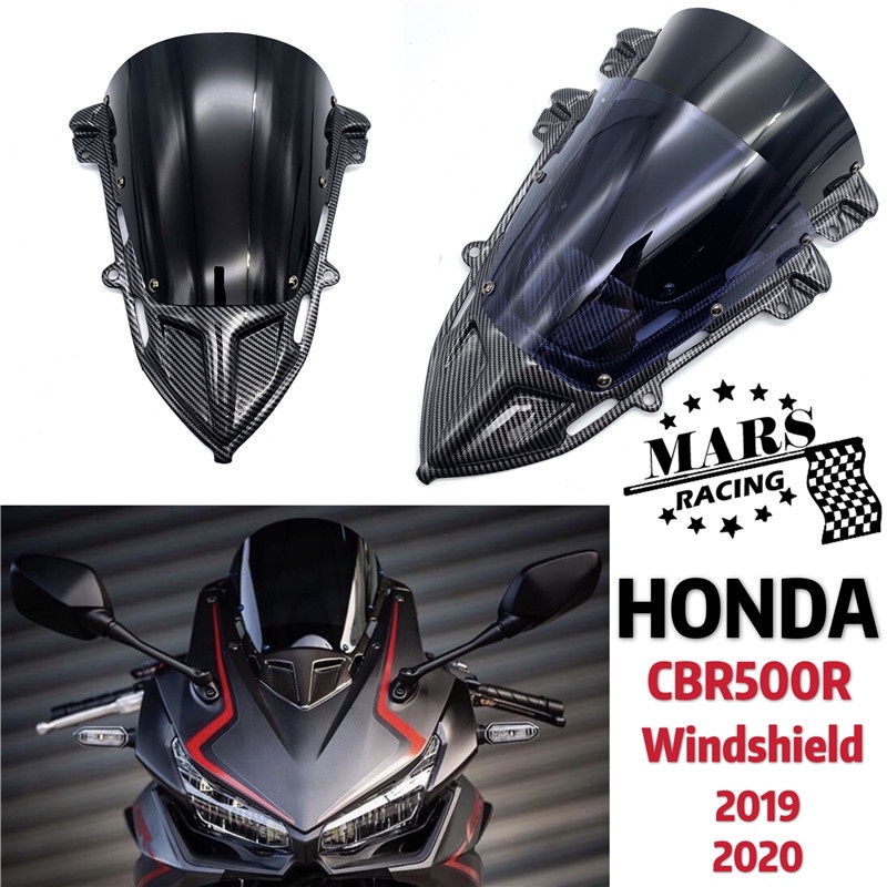 Xe mô tô Đua xe thể thao Kính chắn gió đôi bong bóng Kính chắn gió Kính chắn gió cho HONDA CBR500R C