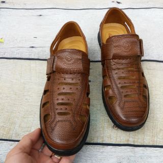 Giày lười rọ nam da bò mềm mại