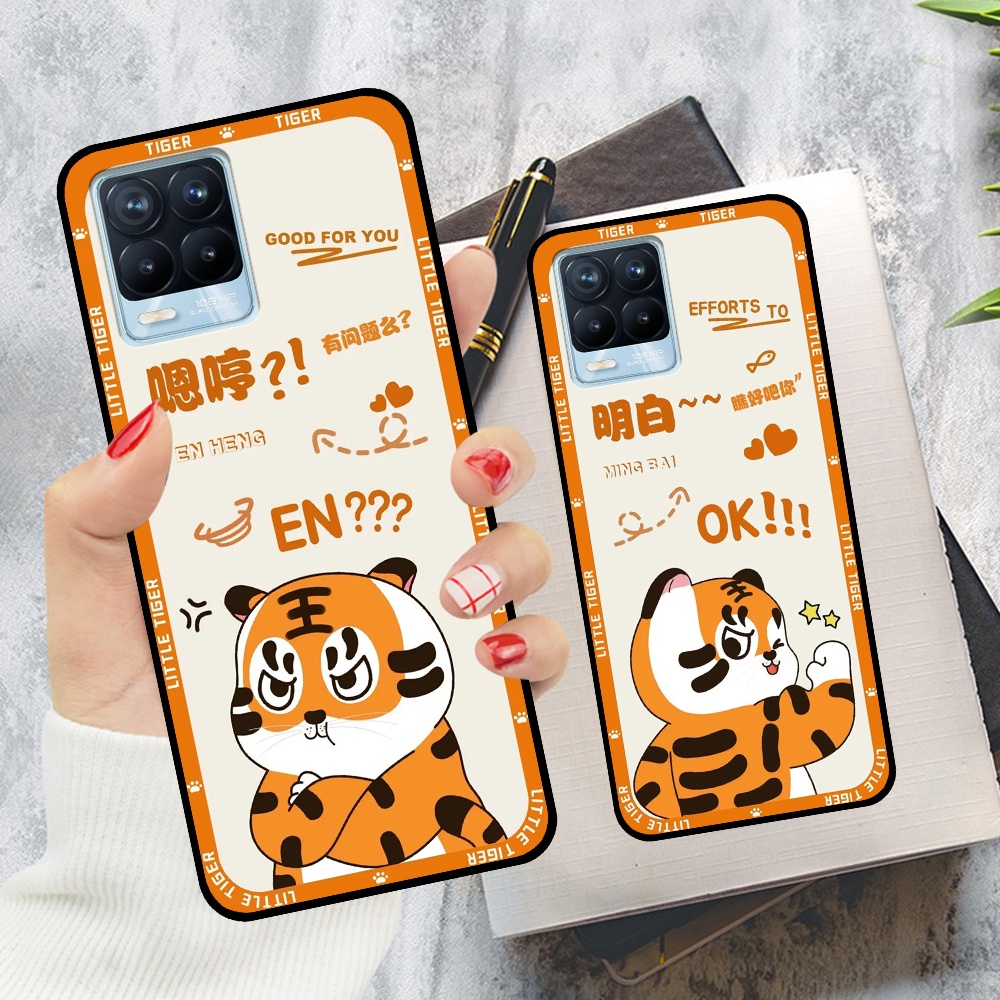 Ốp Realme 8 / 8 Pro in hình cặp đôi doremon, hổ, khủng long dễ thương