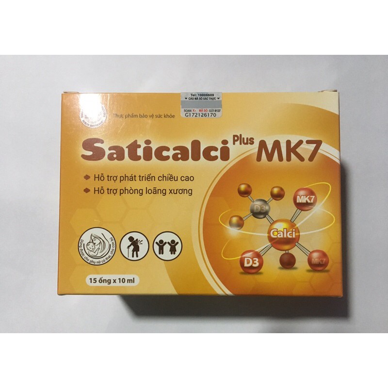 Canxi_Saticalci Plus MK7 Bổ sung Canxi
