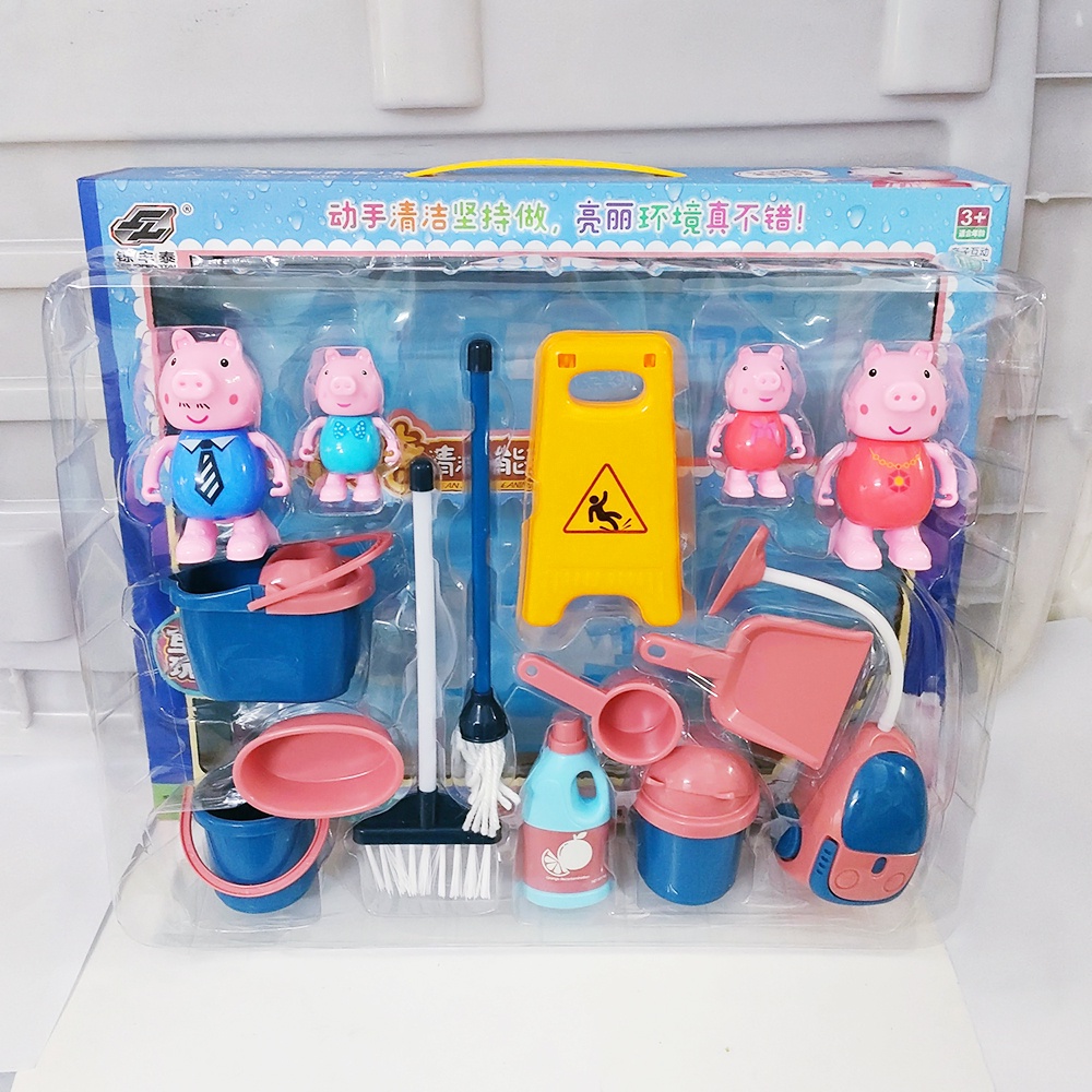 Đồ chơi nhà bếp gia đình nhỏ của peppa pig , đầy đủ phụ kiện nhà bếp