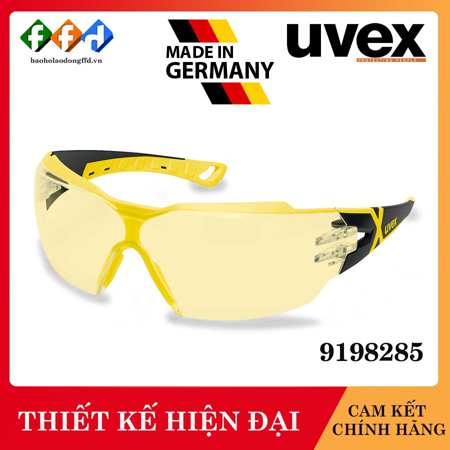 Kính bảo hộ UVEX PHEOS CX2 9198285 kính chống bụi, chống hơi nước trầy xước vượt trội, ngăn chặn tia UV, mắt kính đi xe