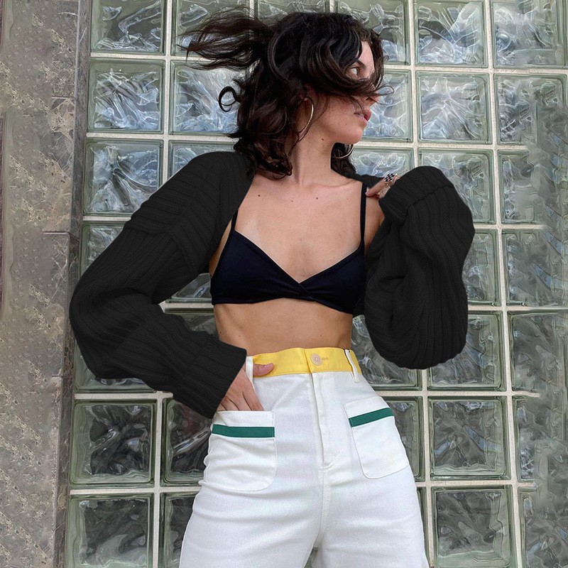 Áo khoác dệt kim cardigan dài tay thiết kế màu trơn thanh lịch dành cho nữ