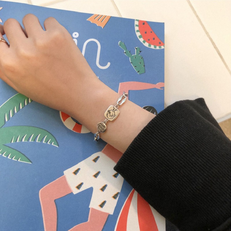 Vòng Tay Dây Xích Dày Dặn Họa Tiết Hoàng Tử Hoạt Hình Phong Cách Hip Hop Punk Cổ Điển | BigBuy360 - bigbuy360.vn