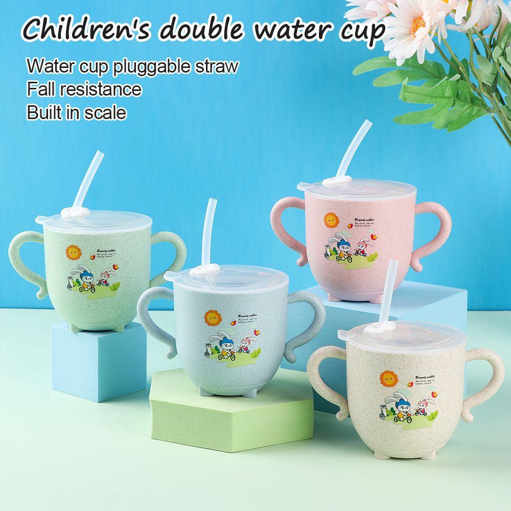 Bình Uống Nước Có Ống Hút Chống Rơi Cho Bé