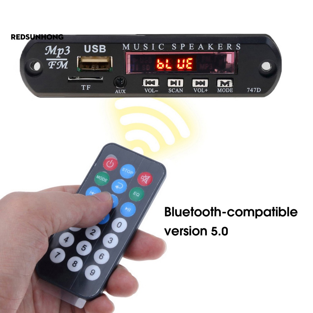 Bảng Mạch Giải Mã MP3 Bluetooth Tiếng Ồn Thấp Kết Nối Bluetooth FM Radio Dành Cho Xe Hơi