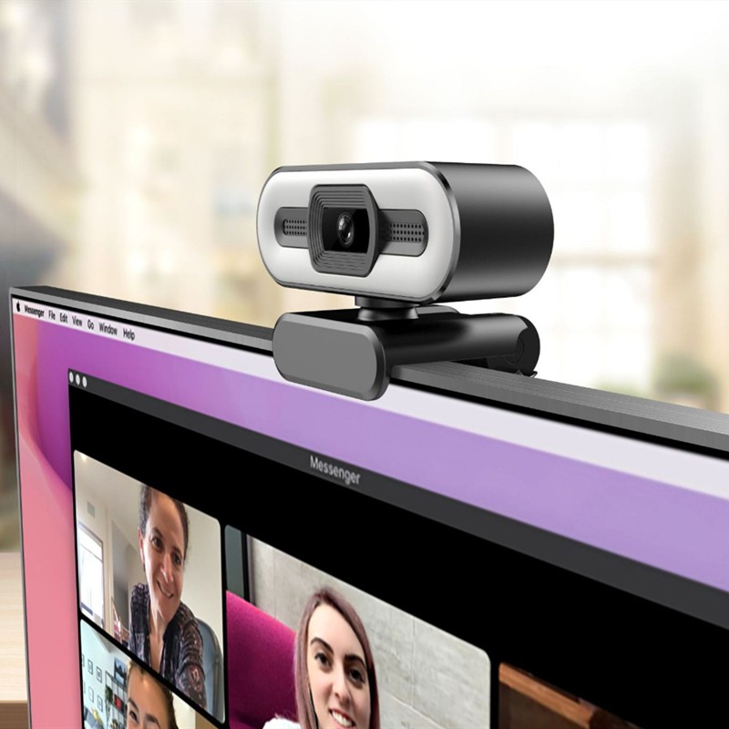 Webcam gắn laptop PC độ phân giải 2K 4K HD có micro tiện dụng cho quay youtube/video