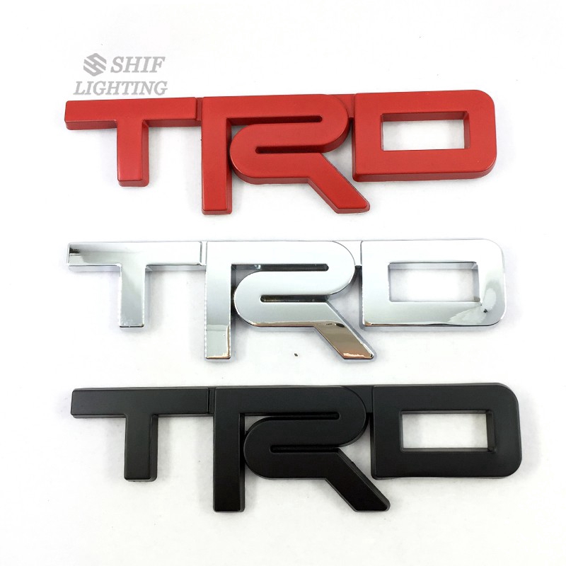 Logo Trd Kim Loại Trang Trí Xe Hơi
