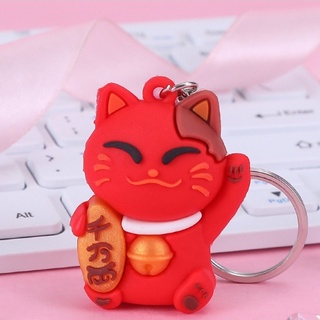 Móc khóa mèo thần tài may mắn