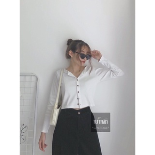 áo croptop thun tăm ( ảnh thật )