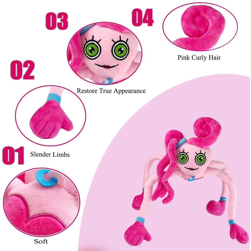 Búp Bê Đồ Chơi Nhồi Bông Hình Đôi Chân Dài Dễ Thương 40cm Kissy Huggy Wuggy MOMMY