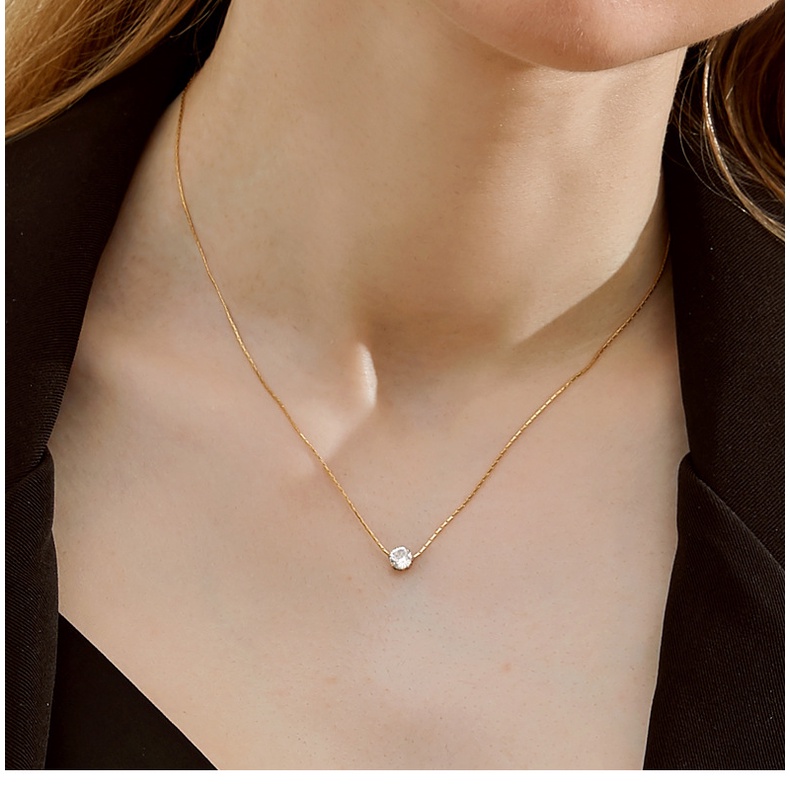 Dây chuyền titan xoàn nụ dây mảnh X9-104A - CAM KẾT KHÔNG BAY MÀU - BẢO HÀNH 12 THÁN