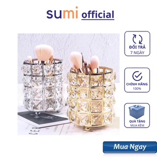 Cốc đựng cọ, đựng bút pha lê