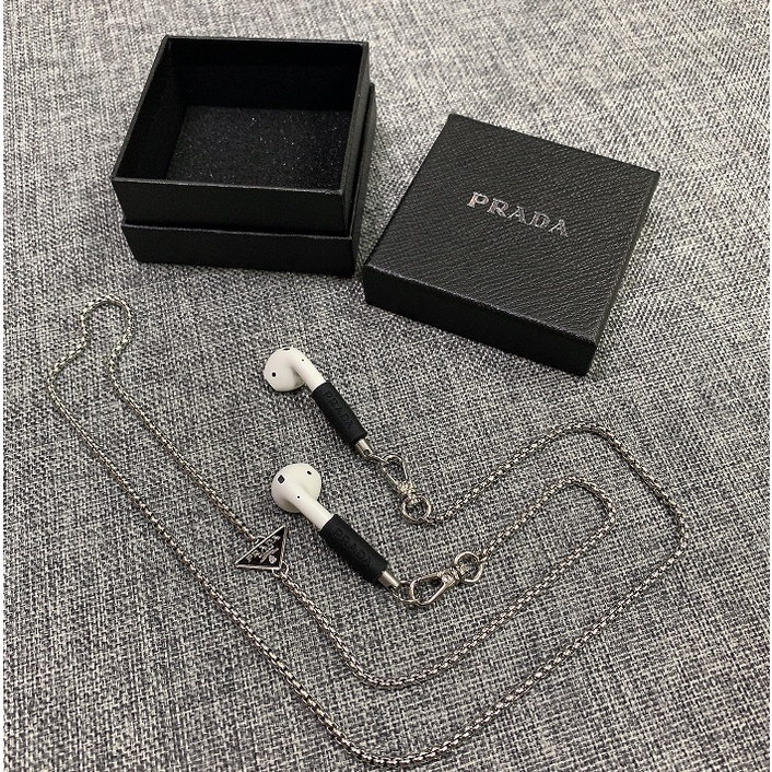 Vỏ Bảo Vệ Hộp Sạc Tai Nghe AirPods 1 / 2 / Pro Hình Chuỗi Xích Xinh Xắn