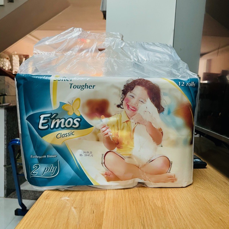 Khăn giấy vệ sinh EMOS 12 cuộn