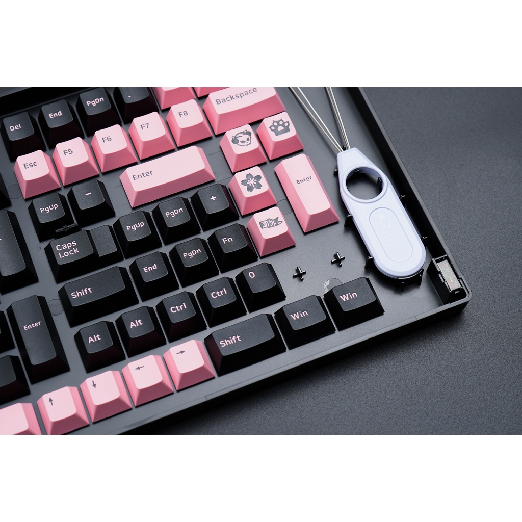 Bộ phím AKKO Keycap set - Black Pink Dancer (PBT Double-Shot/Cherry profile/229 nút)