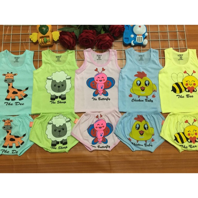 Combo set cotton cho bé gái