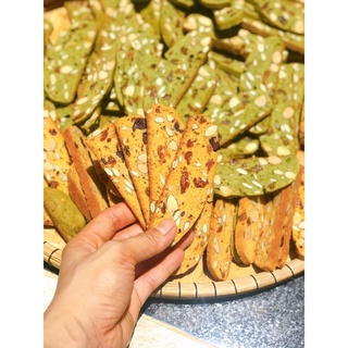 250g Bánh Biscotti healthy ăn kiêng    ( bánh làm từ 100% bột mỳ nguyên cám)