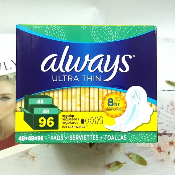 Băng vệ sinh Always Ultra Thin ngày 96 miếng