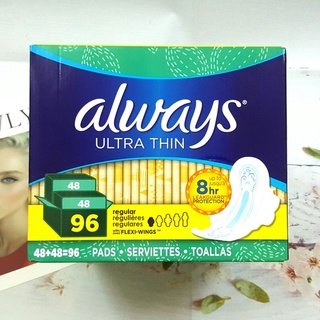 Băng vệ sinh Always Ultra Thin ngày 96 miếng