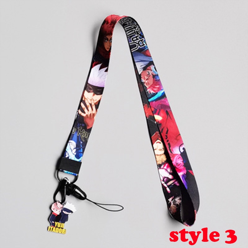 Dây Đeo Điện Thoại/Chìa Khóa/Thẻ ID Kiểu Anime Jujutsu Kaisen DIY