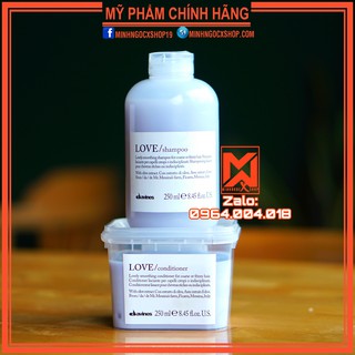 DẦU GỘI XẢ SIÊU MƯỢT DAVINES LOVE SMOOTHING 250ML - CHÍNH HÃNG