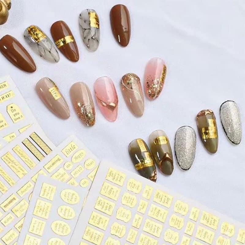 dán trang trí móng tay chân mã 925-926