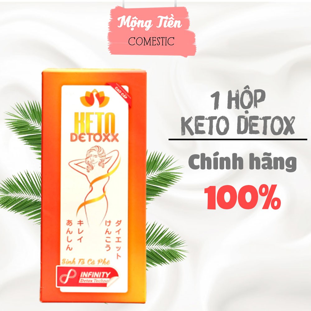 Sinh tố hỗ trợ giảm cân Keto Detox, sinh tố dinh dưỡng dạng bột nhiều vị hỗ trợ giảm cân an toàn
