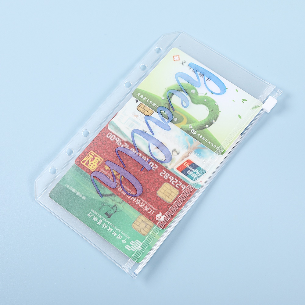 Bộ 12 Bìa Sổ Tay Có Khóa Kéo Khổ A6 Tiện Dụng